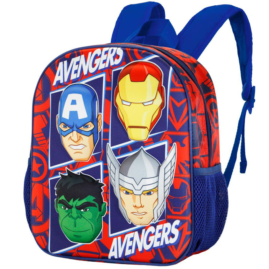Mochila 3D The Four Avengers Marvel 31cm