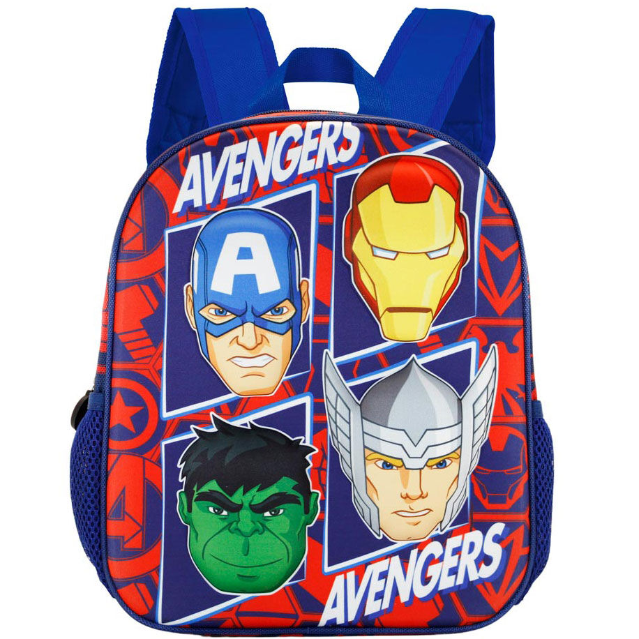 Mochila 3D The Four Avengers Marvel 31cm