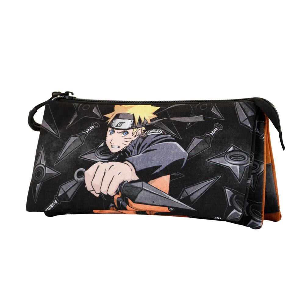 Estojo triplo Uzumaki Naruto Shippuden