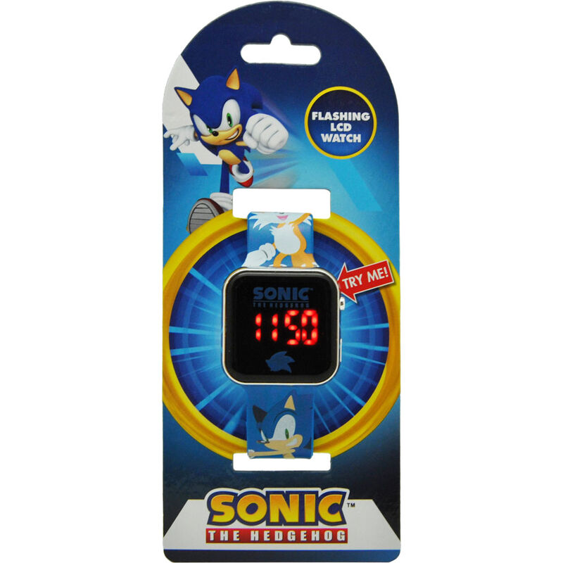 Relógio LED Sonic The Hedgehog