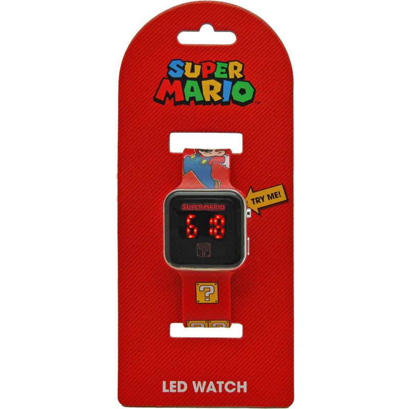 Reloj LED de Super Mario Bros.
