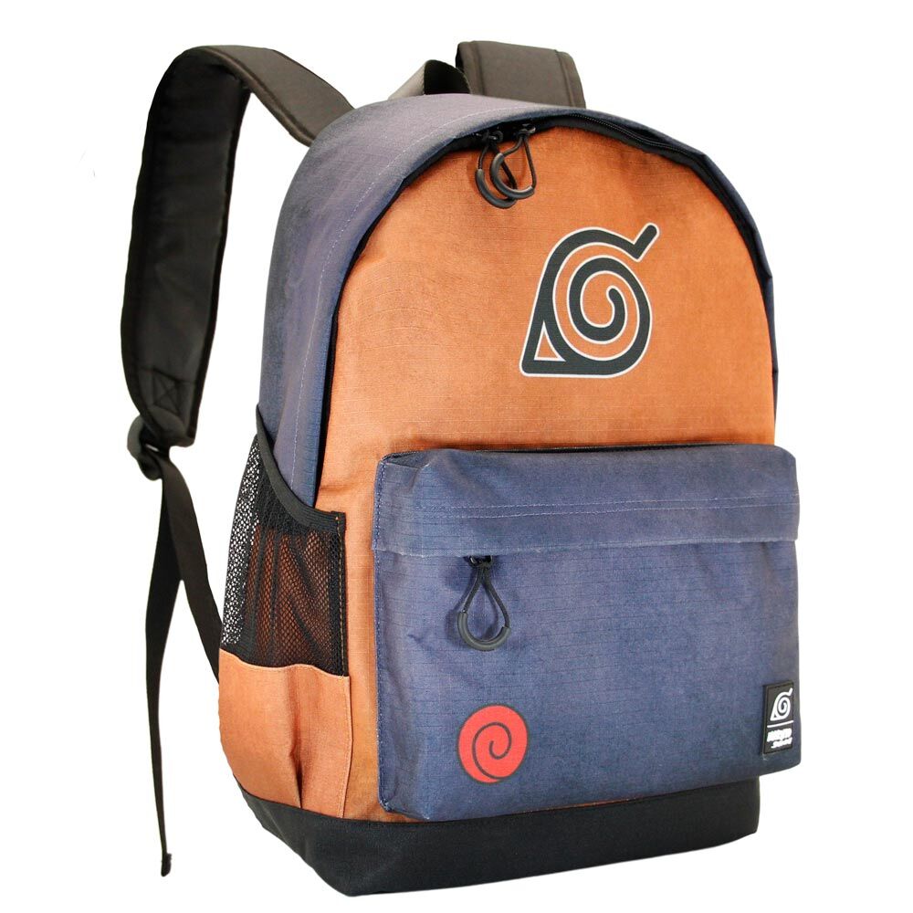 Mochila Symbol Naruto Shippuden adaptável 44cm