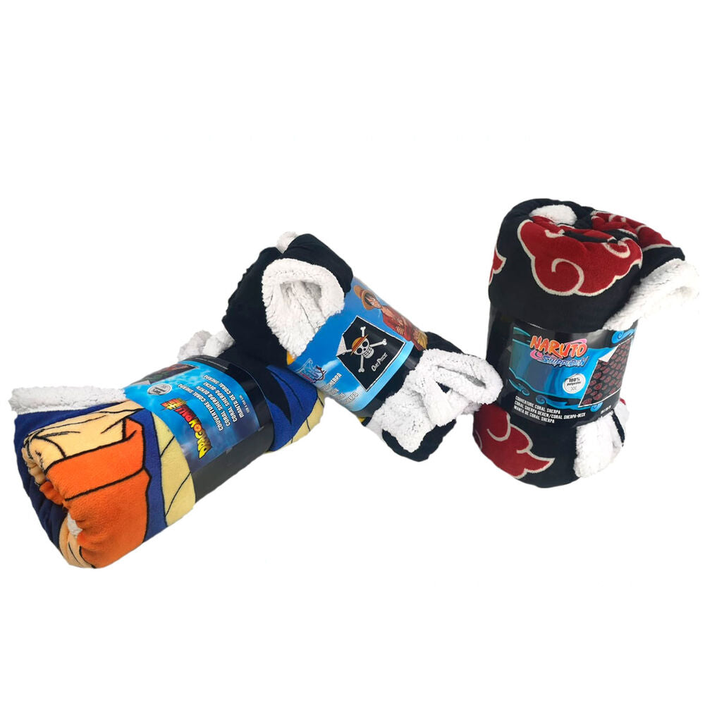 Manta coral Sherpa Dragon Ball Z 120x150cm