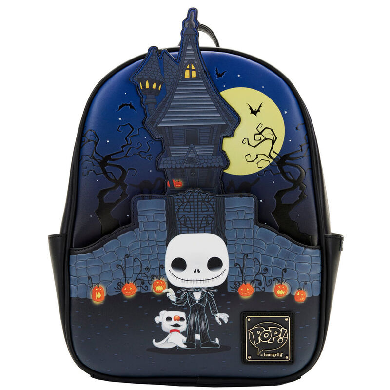 Mochila Jack Skellington, O Estranho Mundo de Jack Disney Loungefly 30cm