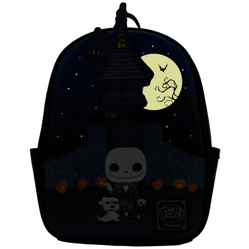Mochila Jack Skellington, O Estranho Mundo de Jack Disney Loungefly 30cm