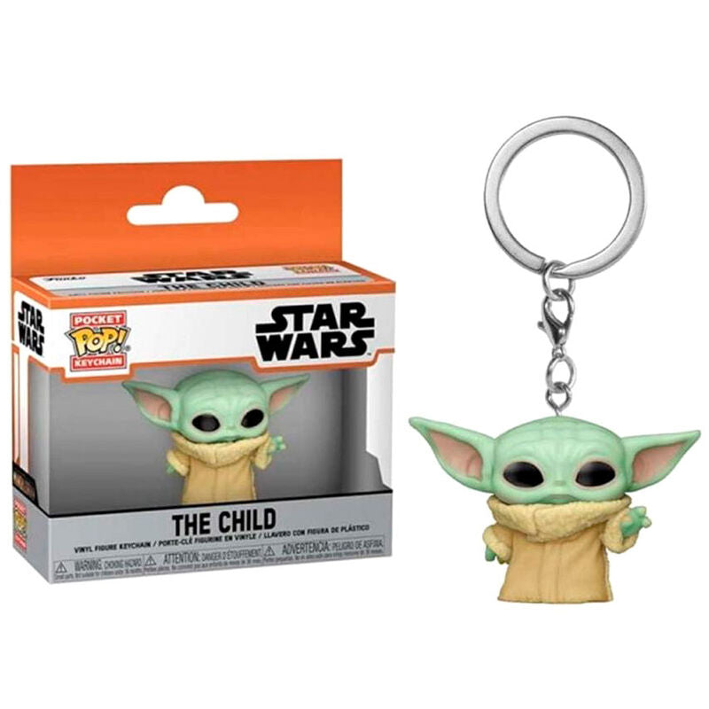 Porta-chaves Pocket POP Star Wars The Mandalorian Yoda The Child
