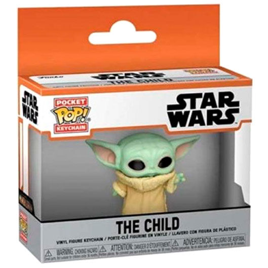 Porta-chaves Pocket POP Star Wars The Mandalorian Yoda The Child