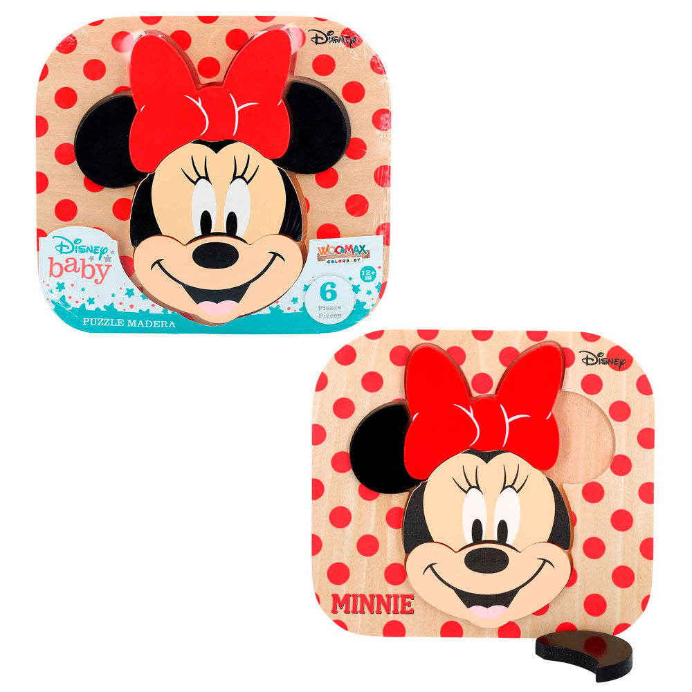 Puzzle de madeira da Minnie Mouse