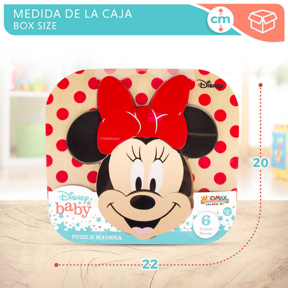 Puzzle de madeira da Minnie Mouse