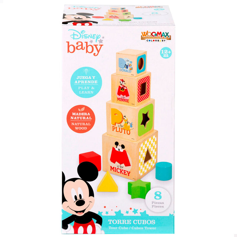 Torre de cubos de madeira da Disney