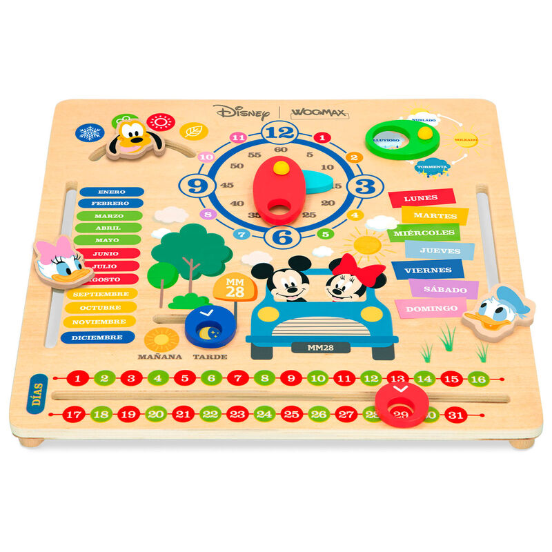Jogo educativo do calendário da Disney