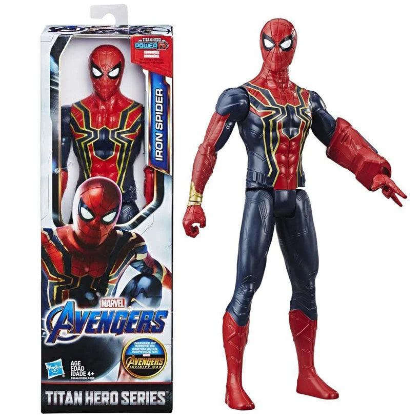 Figura Titan Hero Iron Spider Vingadores Avengers Marvel 30 cm
