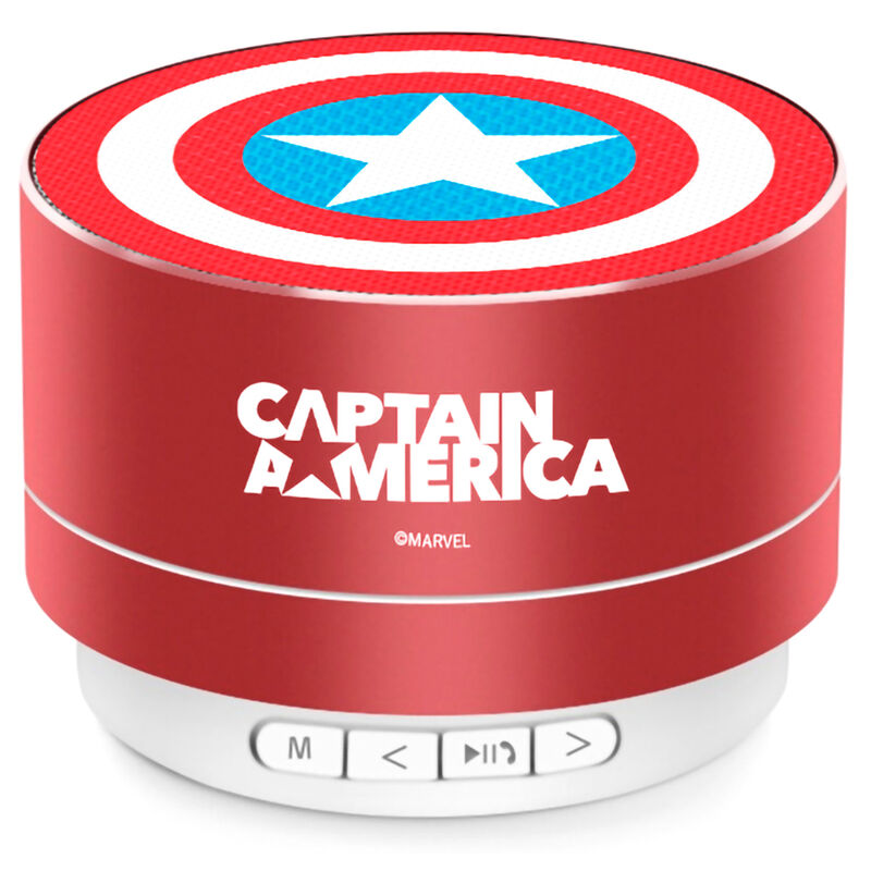 Coluna de Som Portátil Sem Fios Capitão America