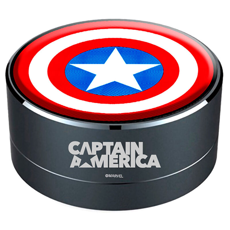 Coluna de Som Portátil Sem Fios Capitão America