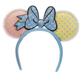 Tiara orelhas Pastel Polka Dot Minnie Mouse Disney