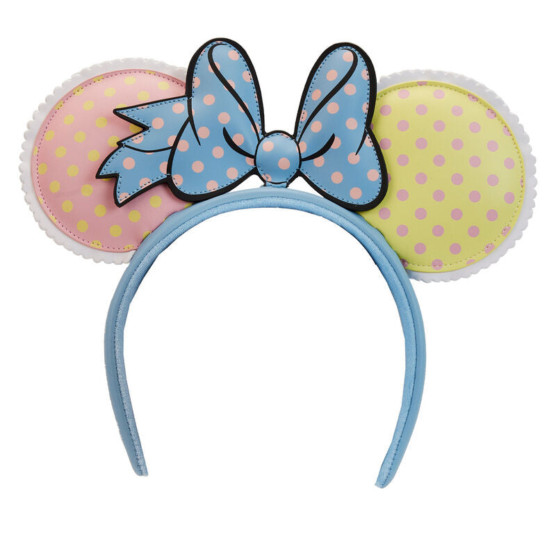 Tiara orelhas Pastel Polka Dot Minnie Mouse Disney