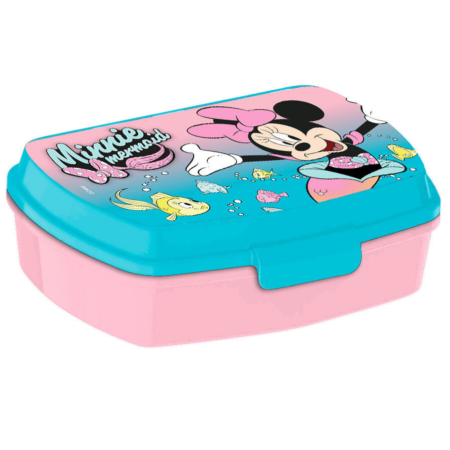 Conjunto Sanduicheira + garrafa de água em alumínio Minnie Mouse (500ml)