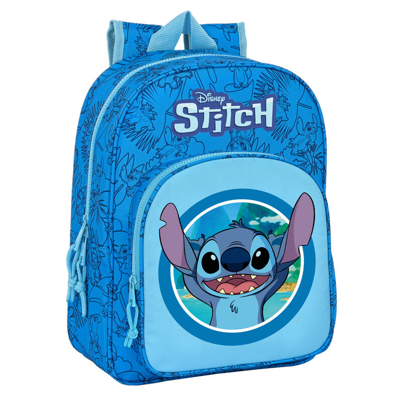 Mochila Disney Stitch 34cm adaptable