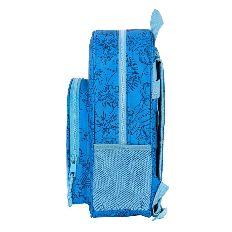 Mochila Disney Stitch 34cm adaptable