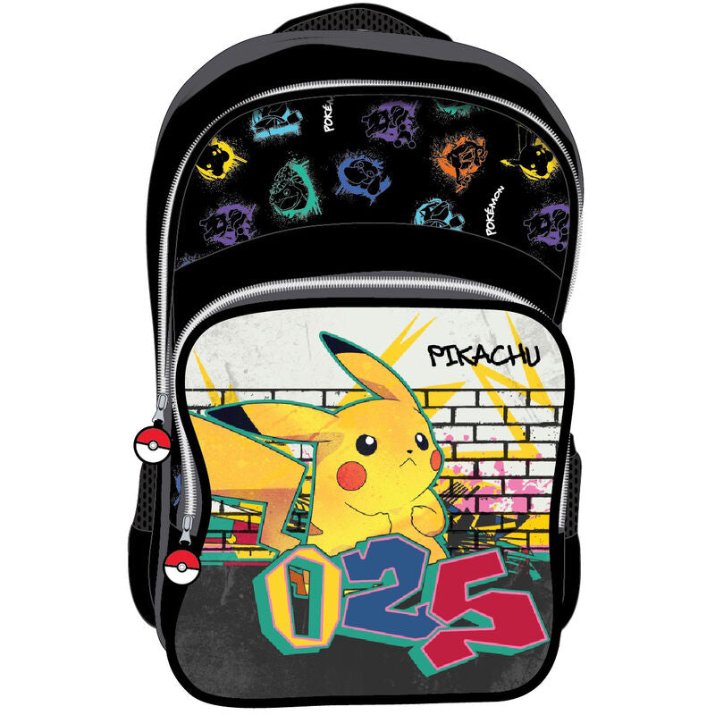 Mochila Pikachu Pokémon 42cm ajustável