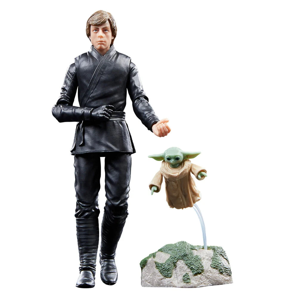 Figura Luke Skywalker & Grogu O Livro de Boba Fett Star Wars 15cm