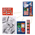 Conjunto de papelaria para colorir Avengers Marvel