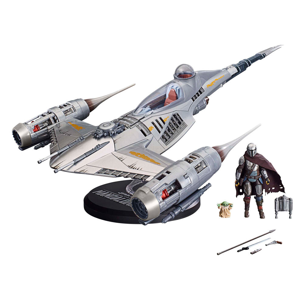 N-1 Starfighter with Mandalorian and Grogu — Star Wars The Vintage Collection