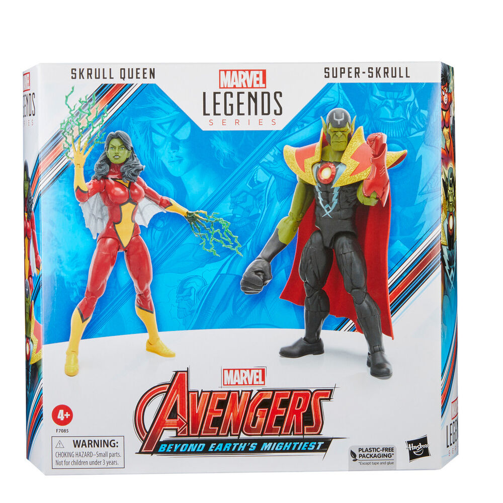 Figuras Skrull Queen & Super Skrull Beyond Earth Mightiest Avengers Avengers Marvel 15 cm - imagem 2