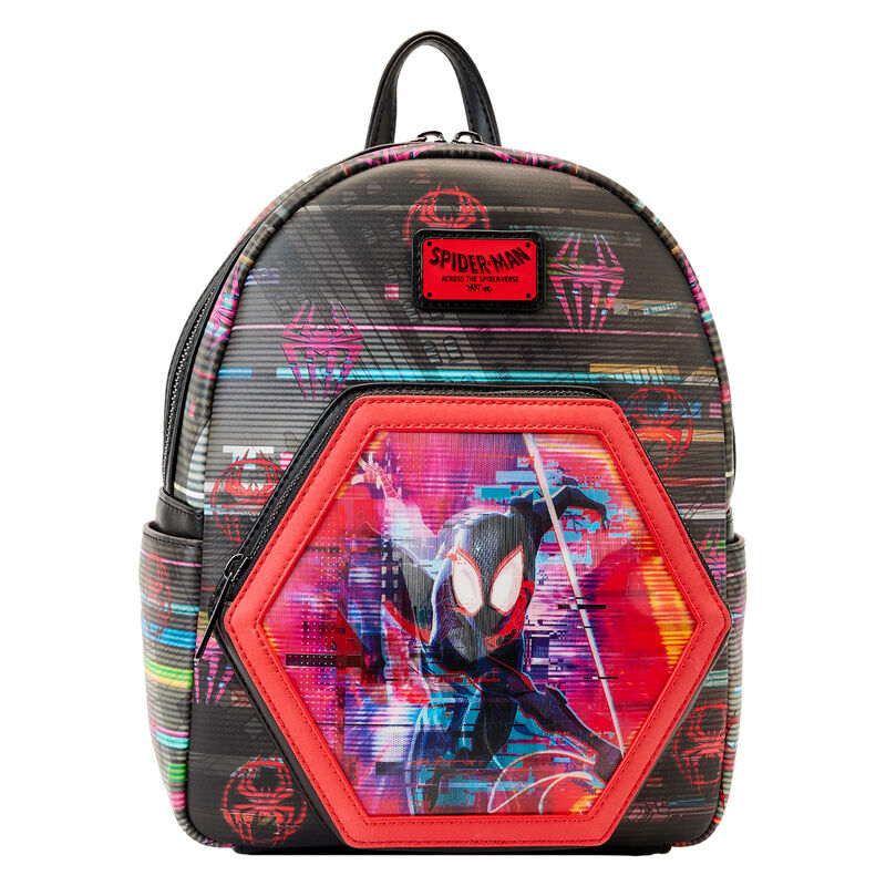 Spiderman Marvel Loungefly Crossing the Multiverse Lenticular Backpack 27cm