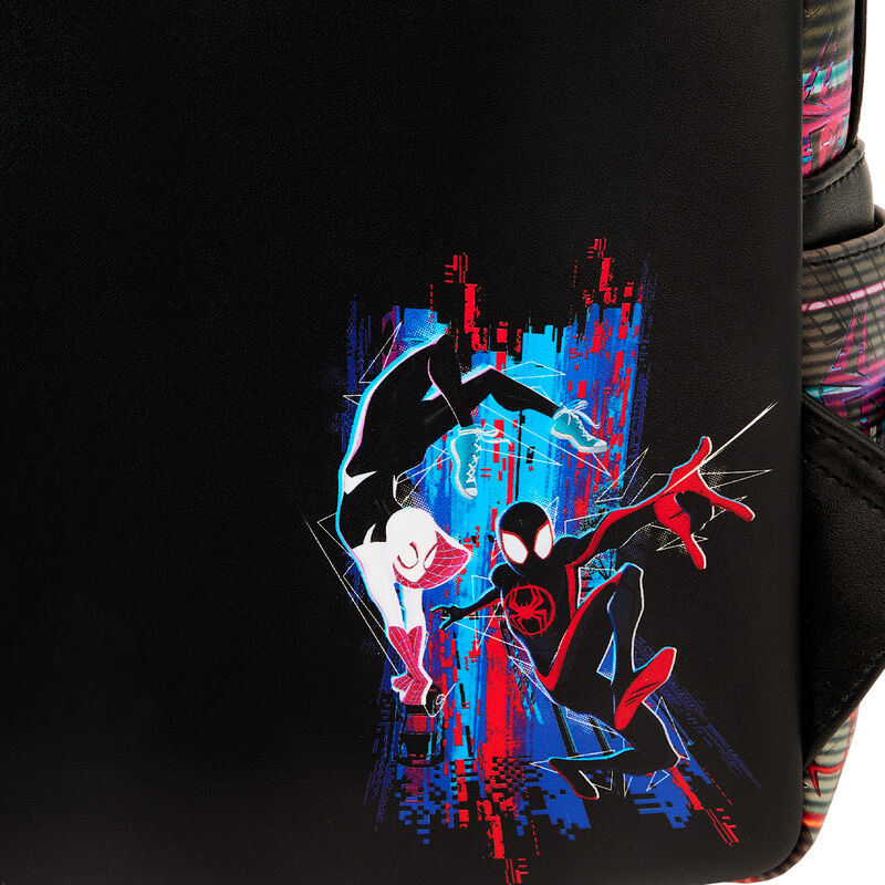 Mochila lenticular Crossing the Multiverse Spiderman Marvel Loungefly 27cm