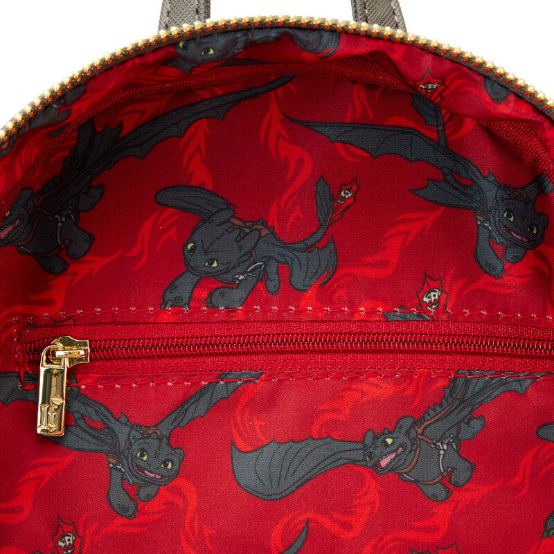 Mochila Banguela Como Treinar o Teu Dragão Loungefly 25cm