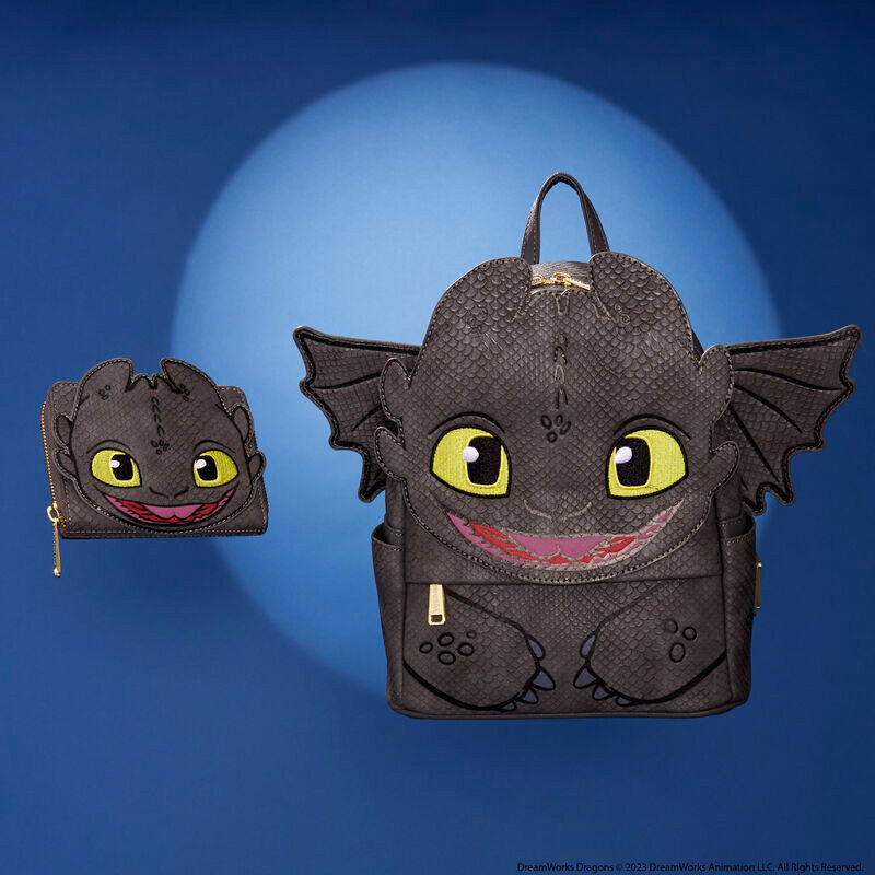 Mochila Banguela Como Treinar o Teu Dragão Loungefly 25cm