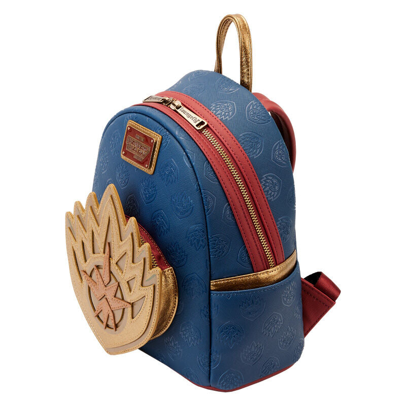 Mochila Marvel Guardians of the Galaxy 3 com distintivo Ravager Loungefly 26 cm