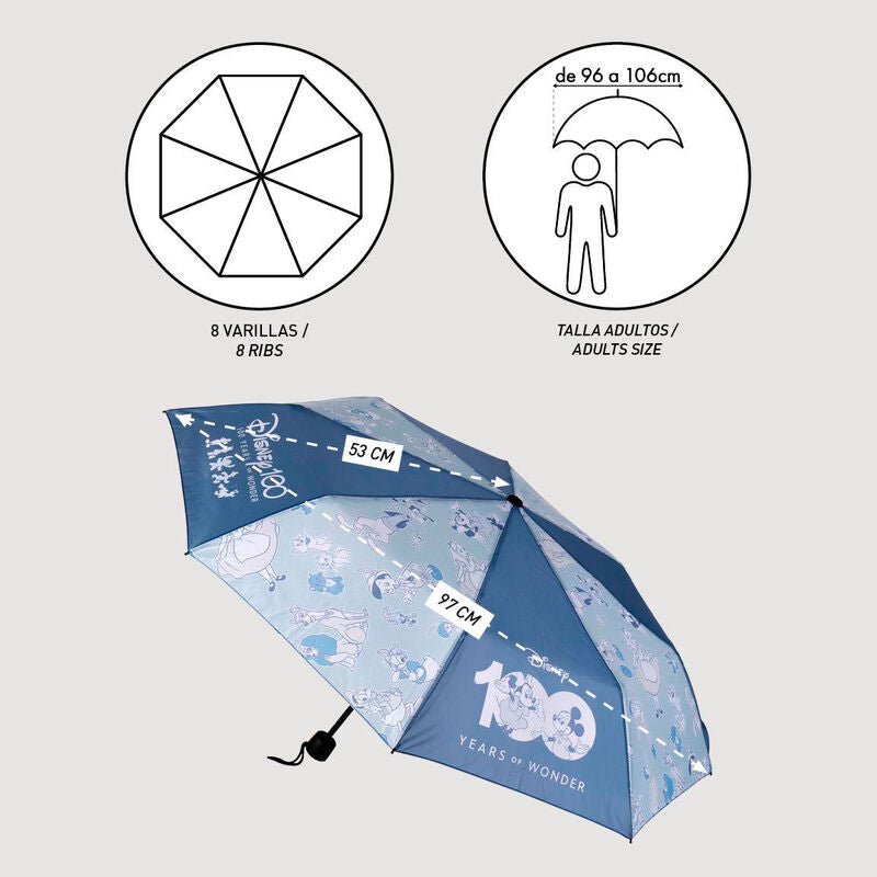 Guarda-chuva manual dobrável Disney