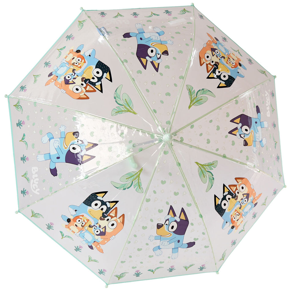 Guarda-chuva manual transparente Bluey 48cm