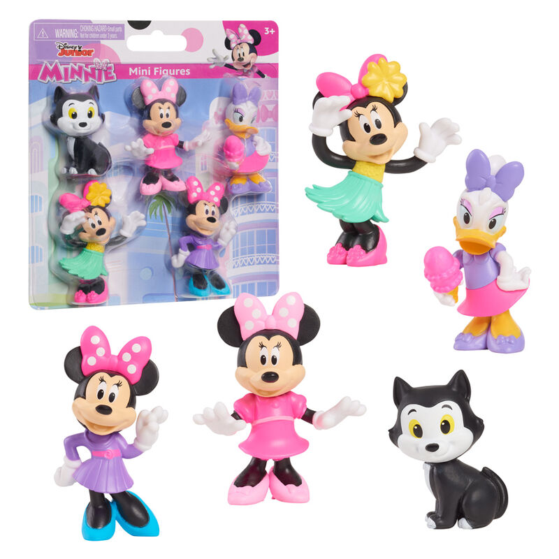 Conjunto 5 figuras Minnie Disney