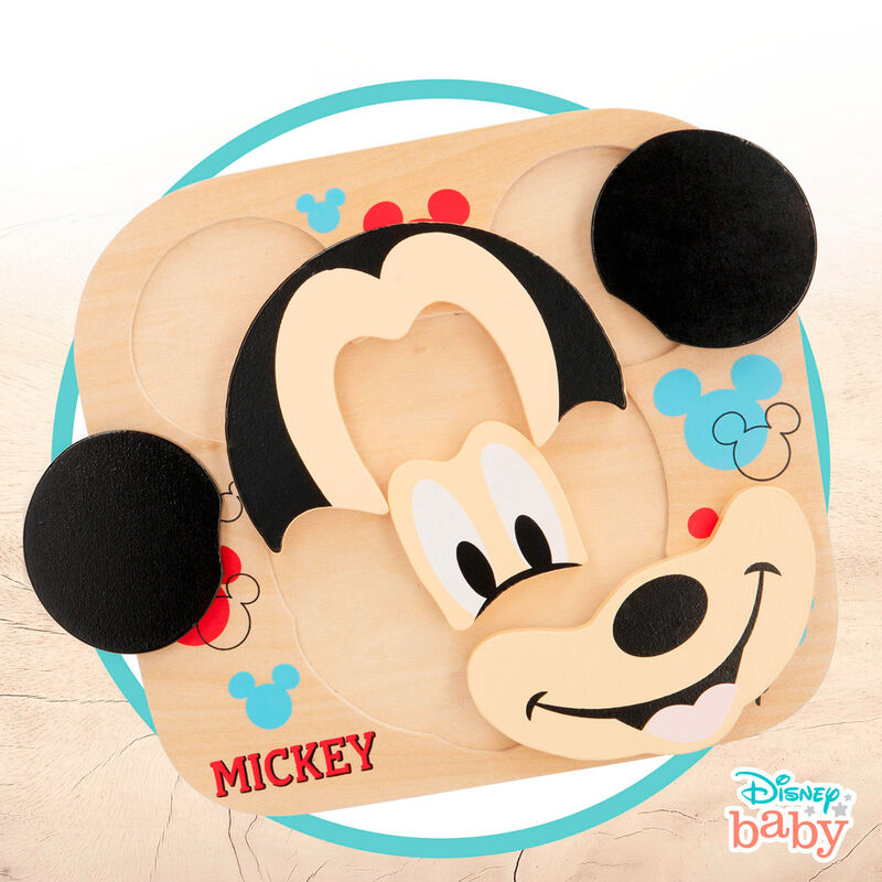 Puzzle de madeira do Mickey Mouse
