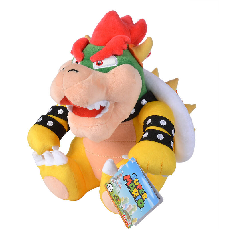 Plush Bowser Super Mario Bros 30cm