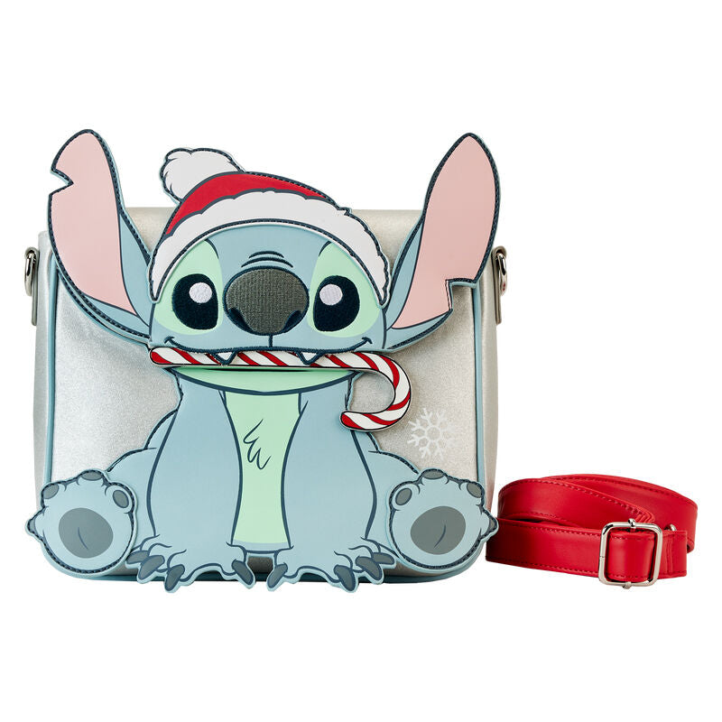 Bolsa glitter Holiday Stitch Disney Loungefly