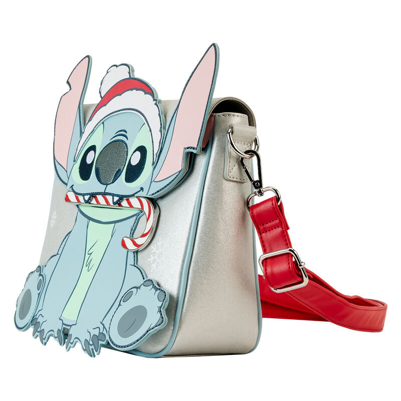 Bolsa glitter Holiday Stitch Disney Loungefly