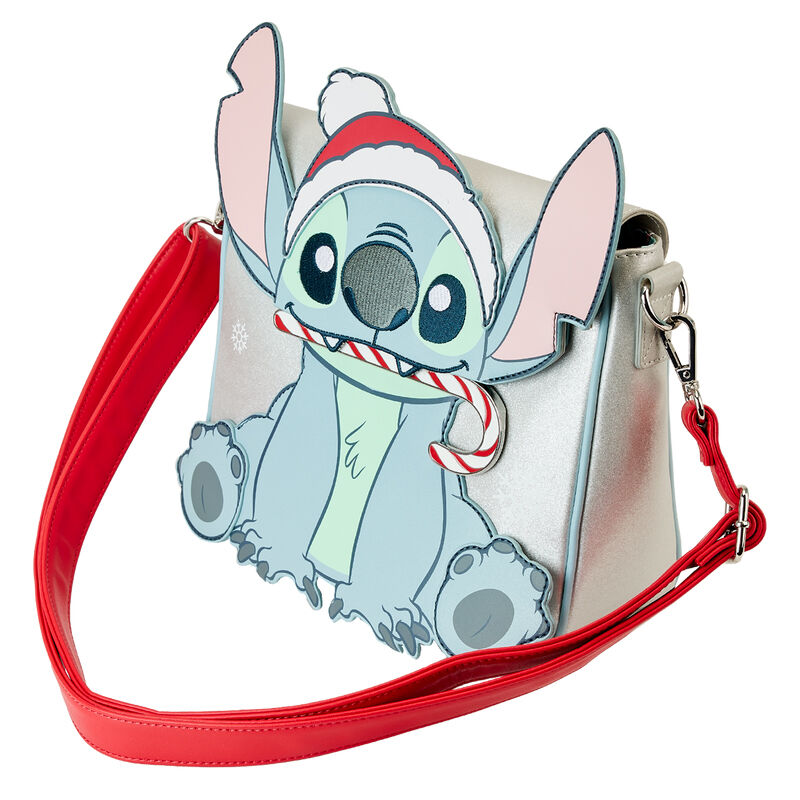 Bolsa glitter Holiday Stitch Disney Loungefly