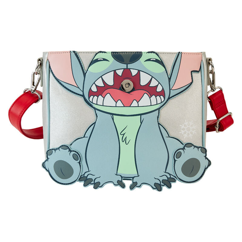 Bolsa glitter Holiday Stitch Disney Loungefly