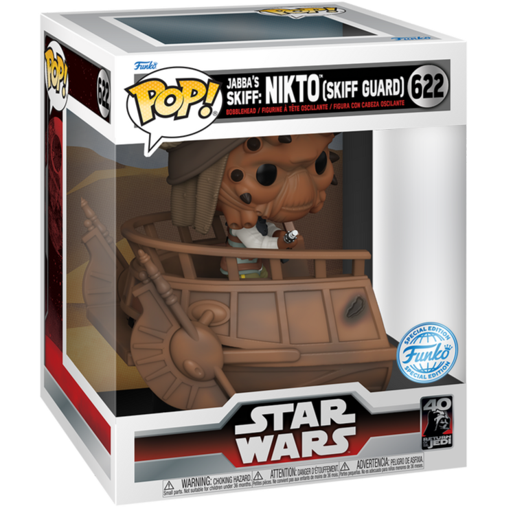 Figura POP Deluxe Star Wars Nikto Skiff Guard Exclusiva