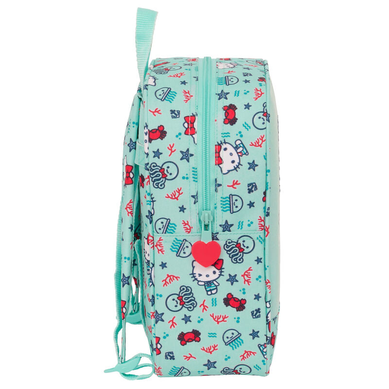 Mochila Sea Lovers Hello Kitty 27cm adaptável