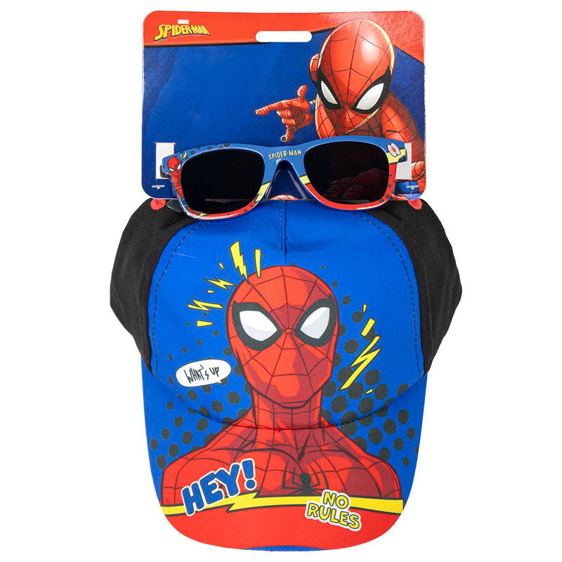 Chapéu + óculos de sol Spiderman Marvel