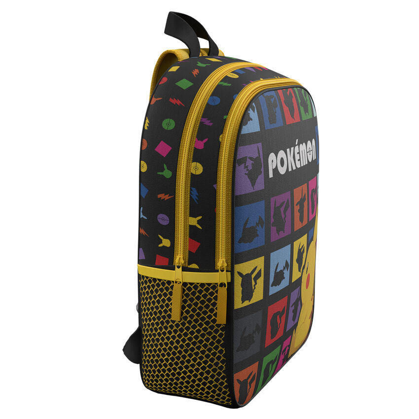 Mochila 3D Pokemon 41cm adaptável