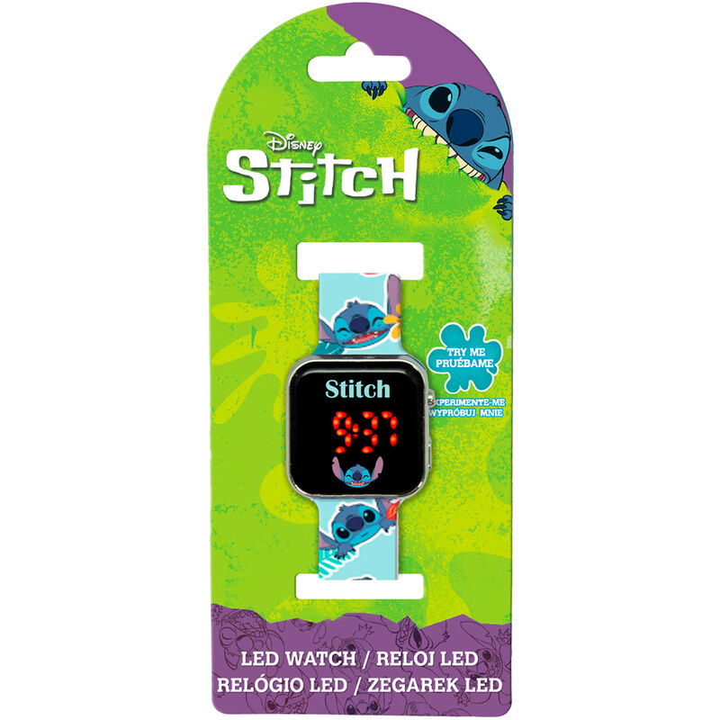 Relógio LED Stitch