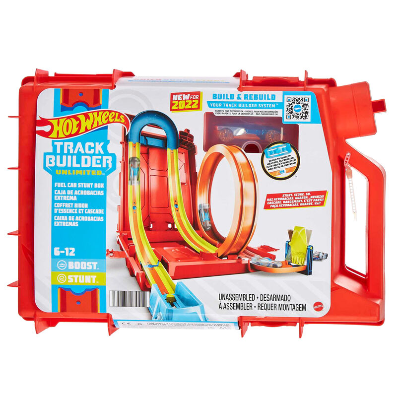 Pista Bidão de Acrobacias Track Builder Hot Wheels