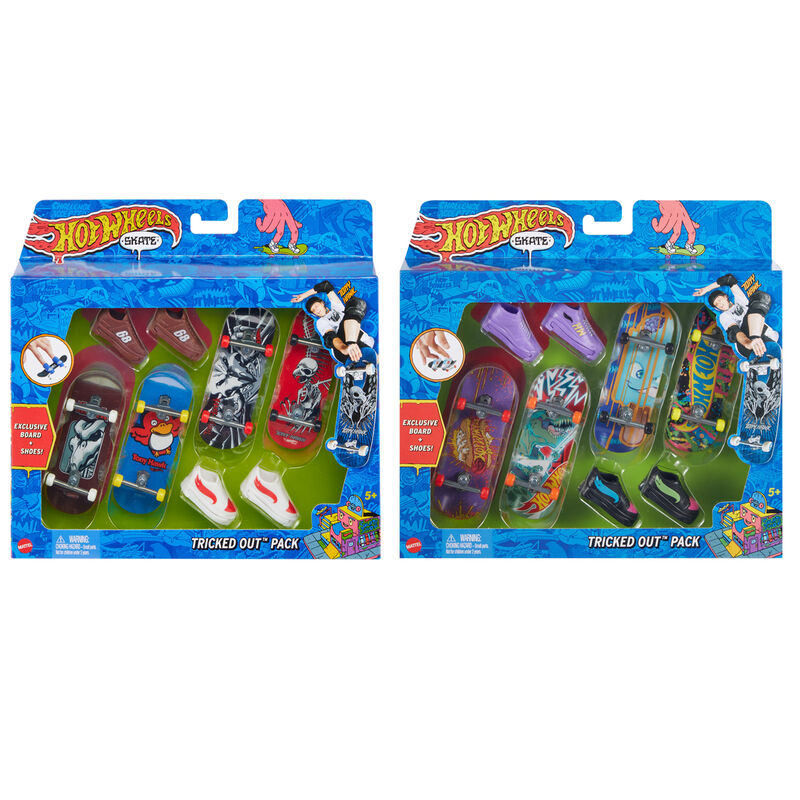 Conjunto de 4 Skates Hot Wheels Sortido