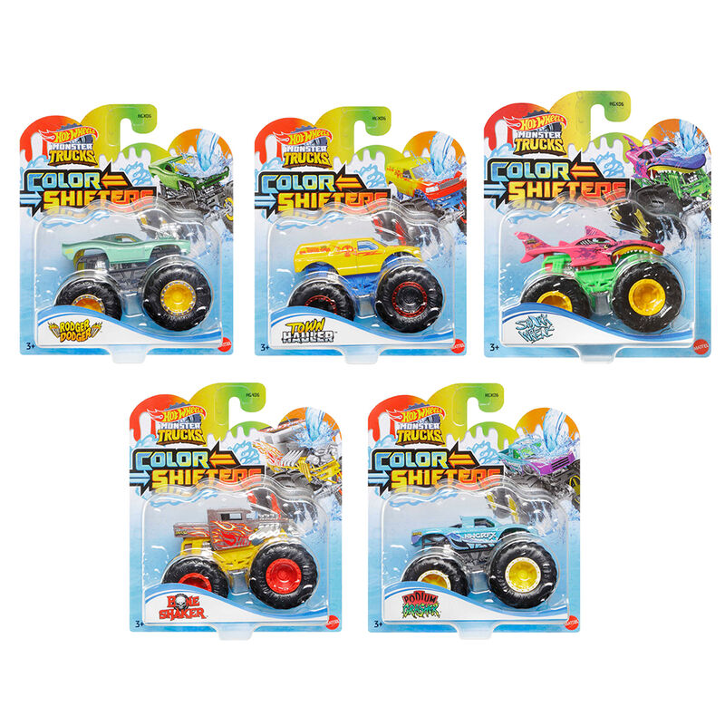 Carro Color Shifters Monster Trucks Hot Wheels Sortido